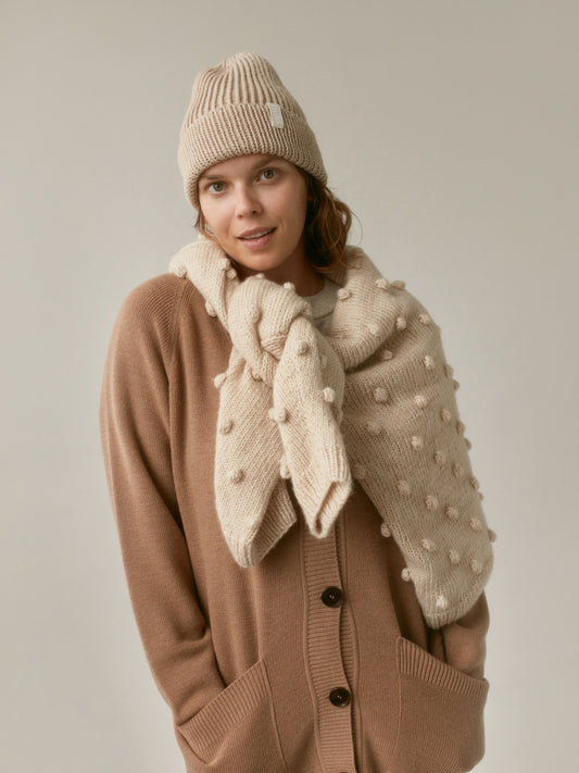 Chunky merino wool hat