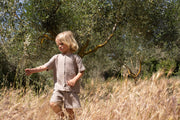 Olive Muslin Shorts