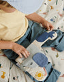 Fabric sensory book with animals