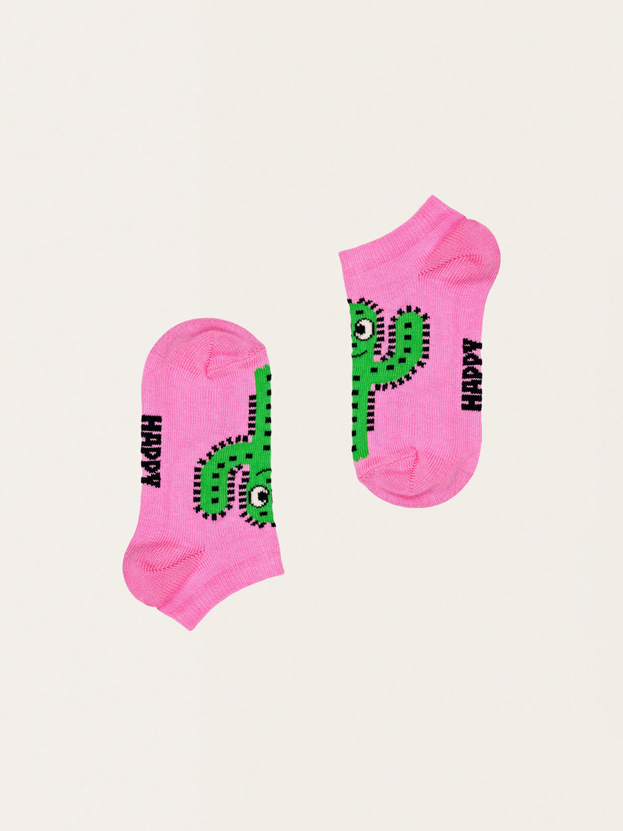 Kaktus-Socken, 2er-Pack, kurze Kindersocken