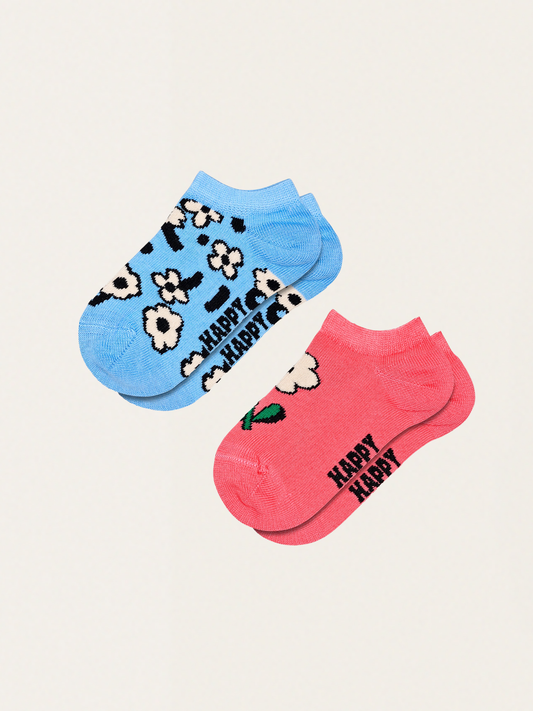 Low Flowers 2er-Pack Kinder-Kurzsocken
