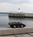 Vintage-UFO-Auto im Lamborghini-Stil