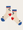 Kids Tic Tac Toe Color Block Long Socks