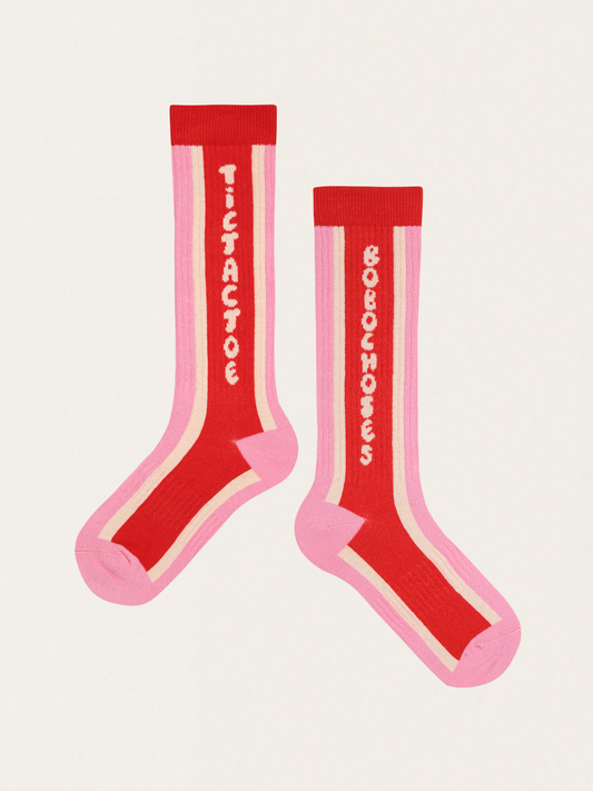 Kids Tic Tac Toe Knee Socks