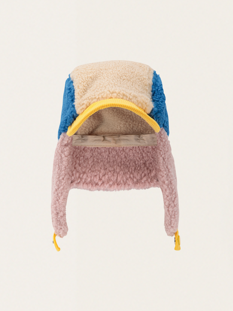 Bobo Choses Color Block Sheepskin Winter Hat