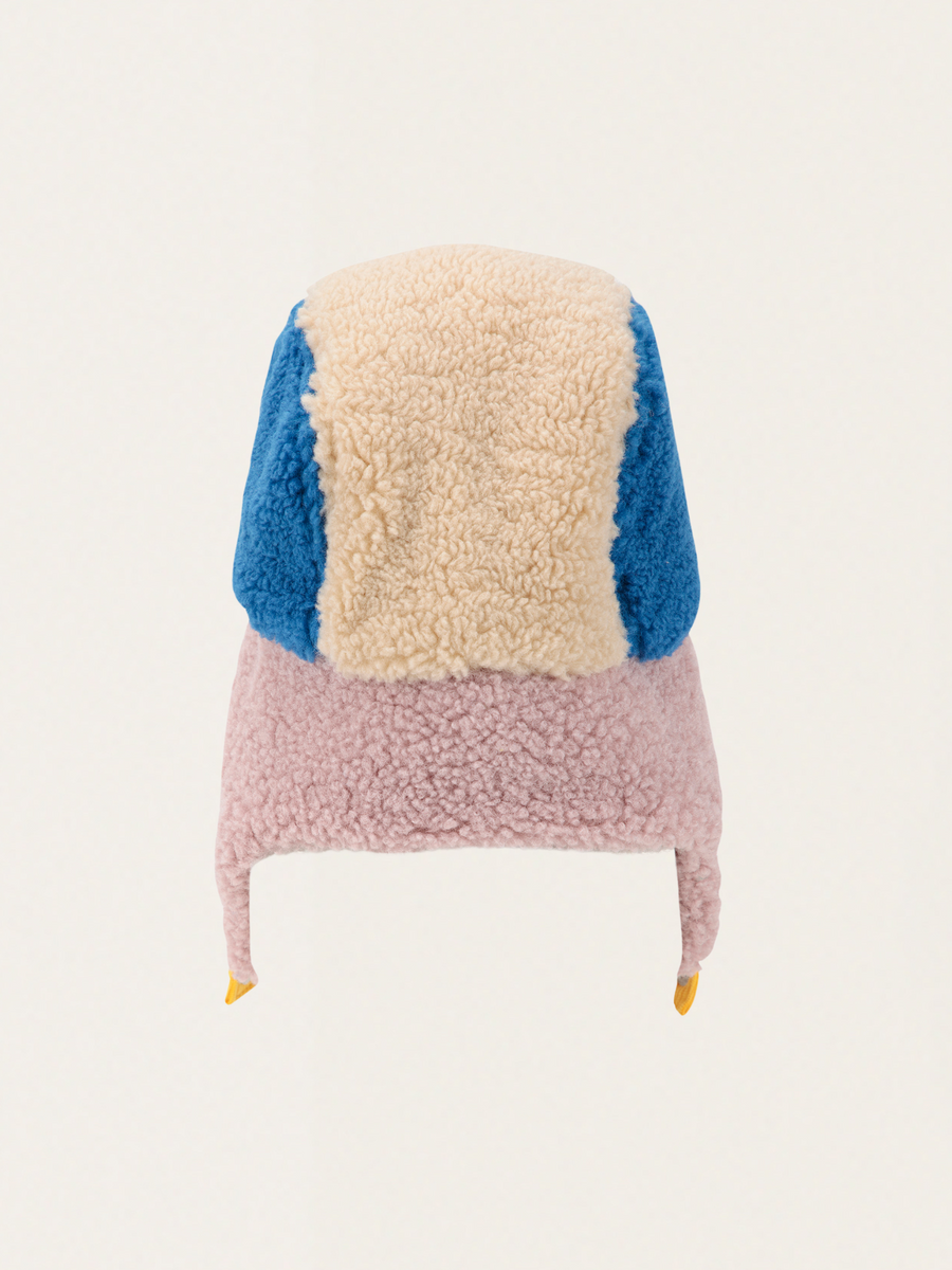 Bobo Choses Color Block Sheepskin Winter Hat