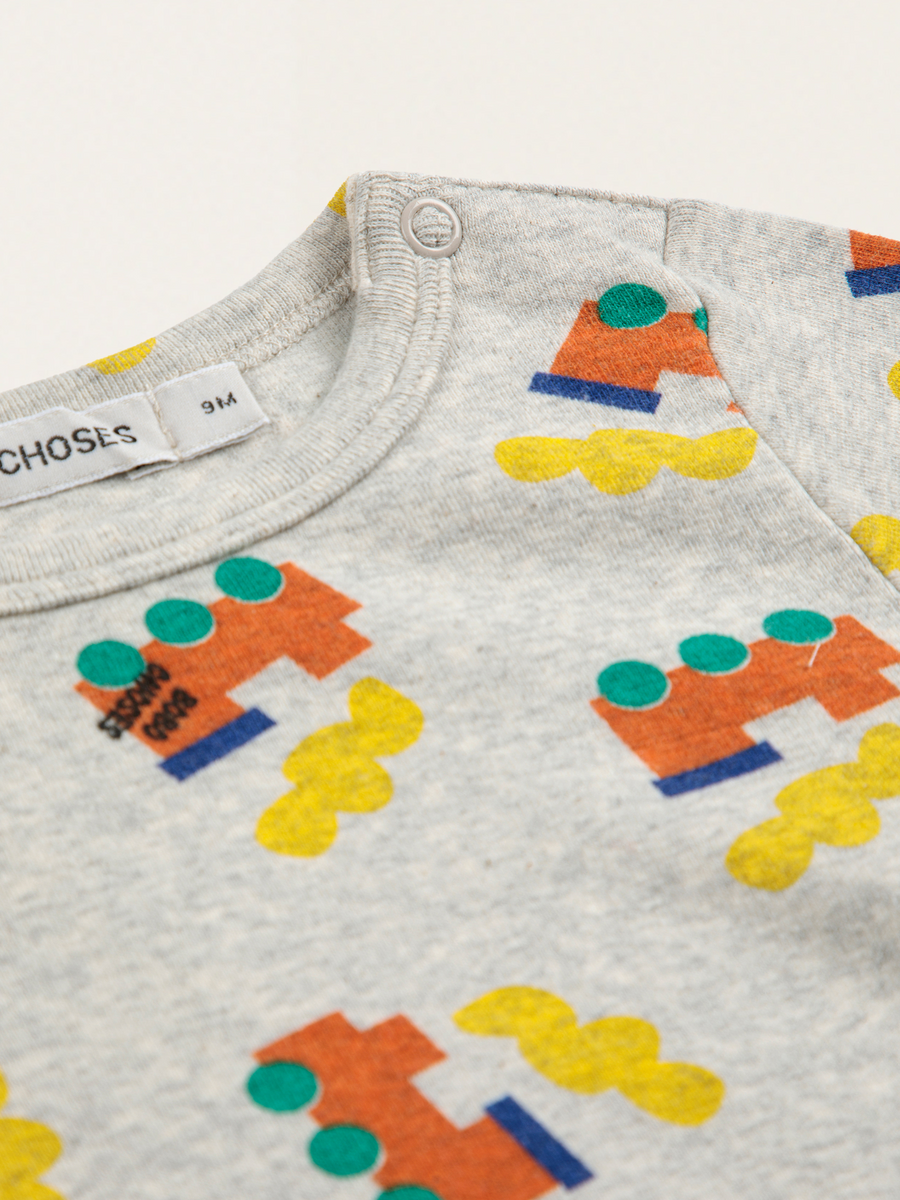 Bobo Choo Choo all over cotton bodysuit