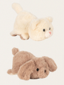 2-in-1 Kuscheltier – Kätzchen und Hund