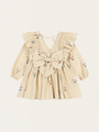Beeindruckendes Baumwollkleid mit Schleife, Elin