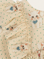 Beeindruckendes Baumwollkleid mit Schleife, Elin