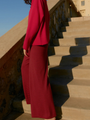 'Everyday' Adult Raspberry Stripe Wide Leg Pants