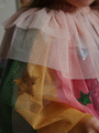 Kostium / przebranie z tiulową peleryną Glitter Rainbow
