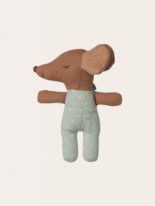 Myszka sleepy - wakey Baby Mouse w pudełku po zapałkach Blue