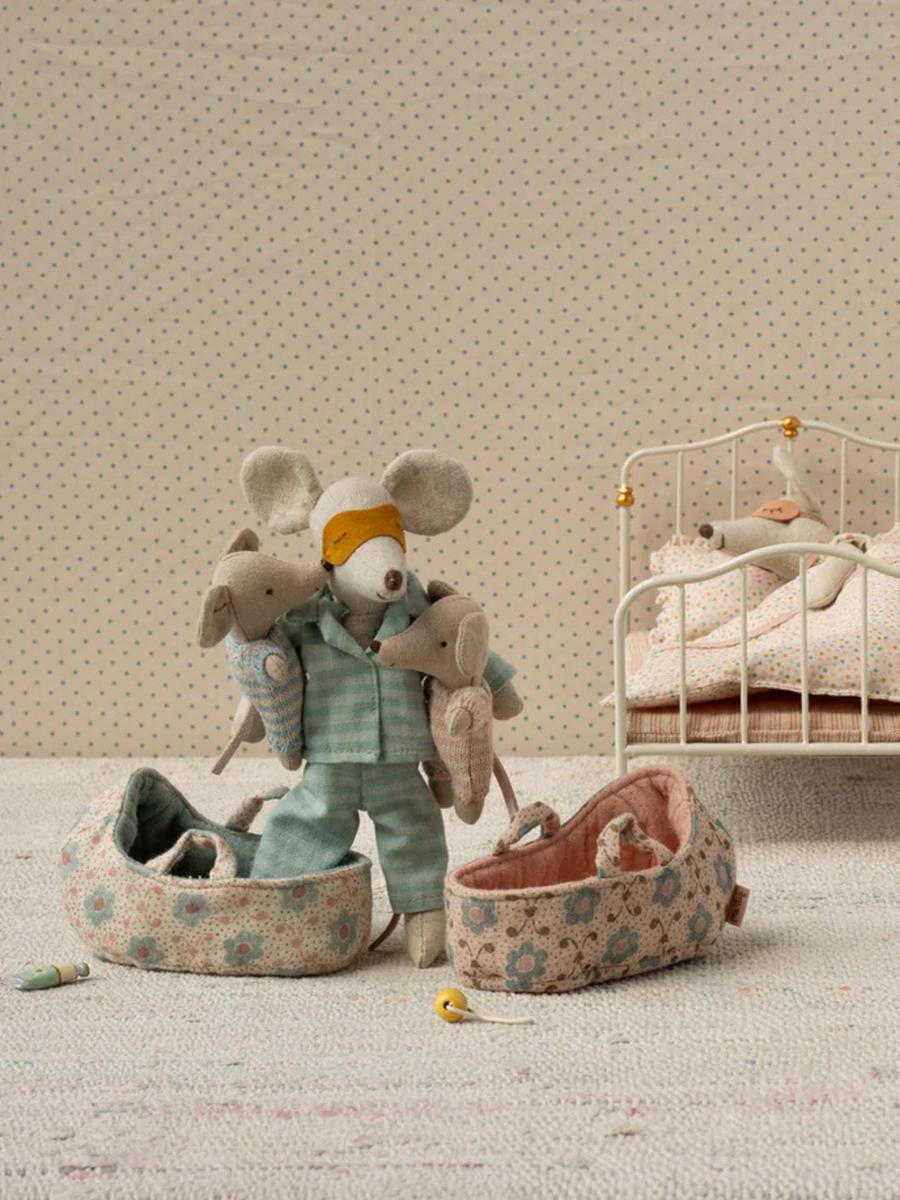 Myszka Baby Mouse w łóżeczku Blue