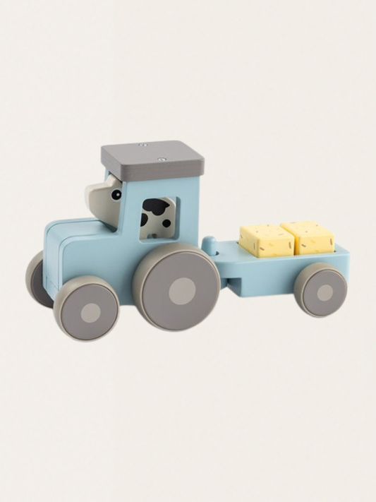Drewniany traktor Dotti