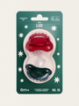 Zestaw Świąteczny - Smoczki pozycjonujące Holy Green & Santa Red