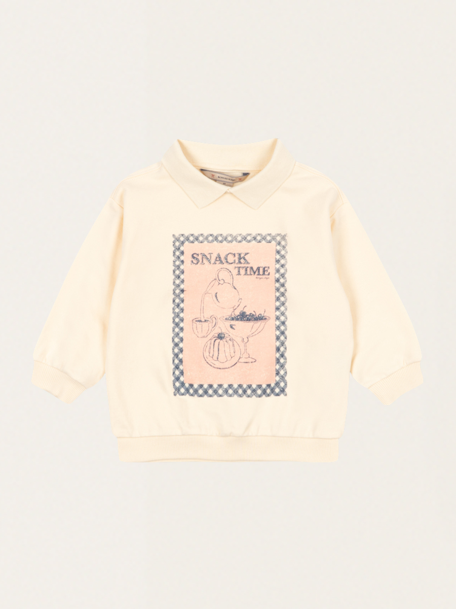 Bawełniana bluza polo Spotty
