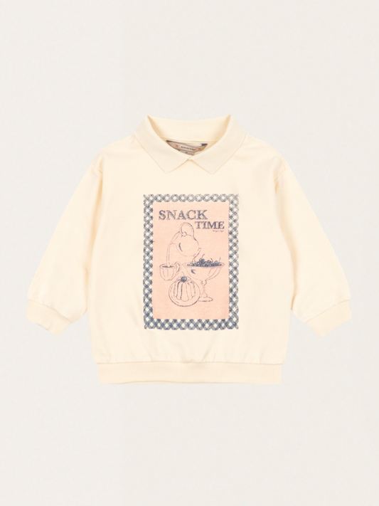 Bawełniana bluza polo Spotty
