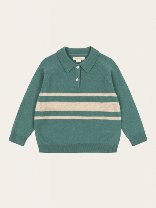 Wełniany sweterek polo