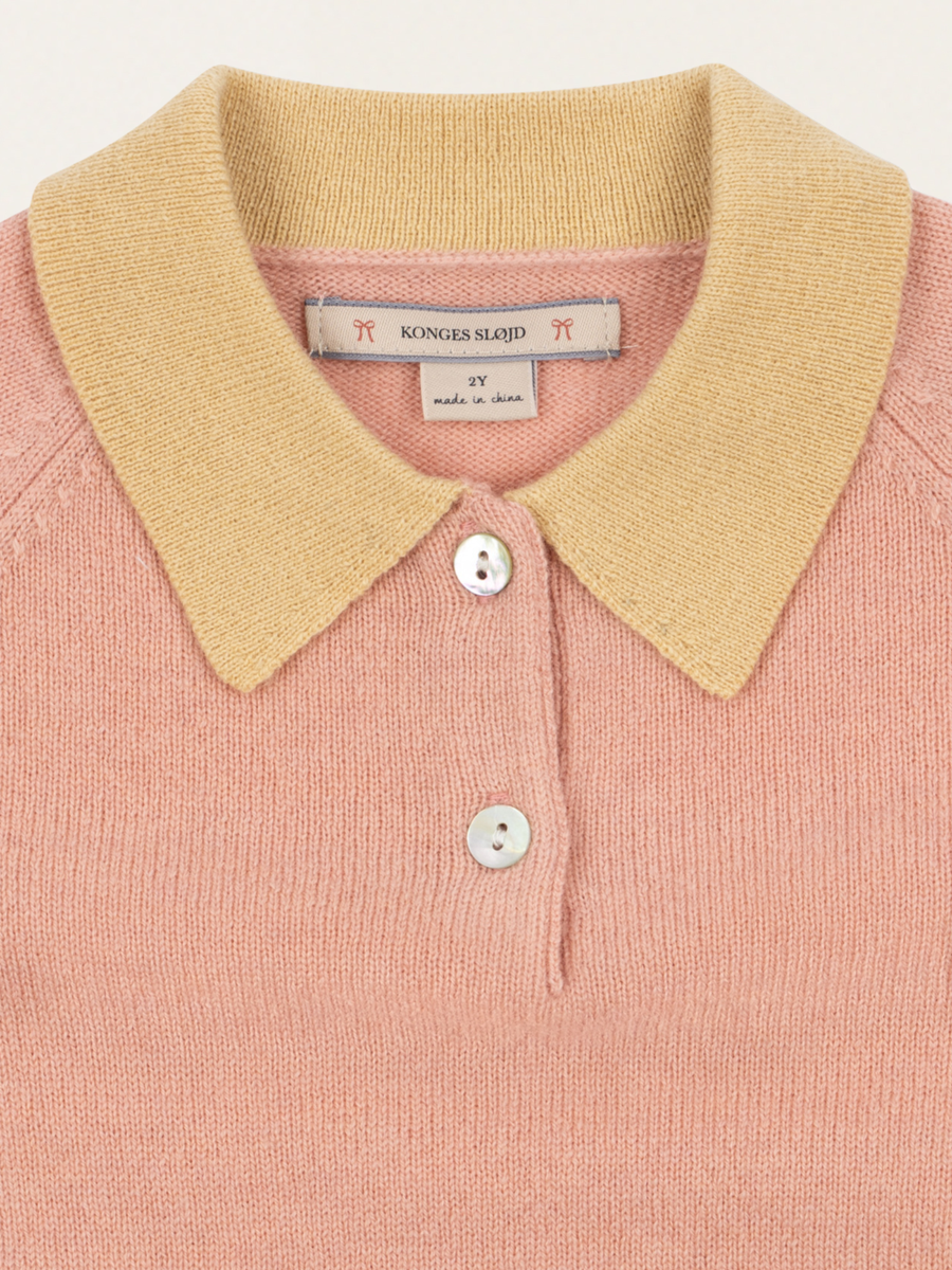 Wełniany sweterek polo