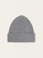 Czapka - beanie z wełny merino Gray Melange