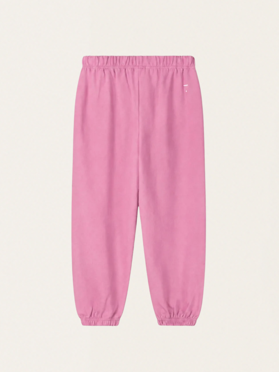 Spodnie dresowe z bawełny organicznej Track Pants Bubblegum