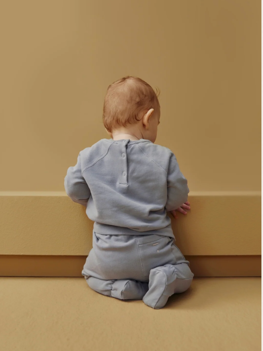 Bluza z bawełny organicznej Baby Crewneck