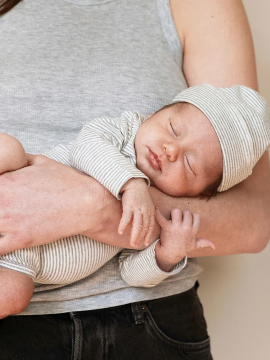 Bawełniane body z długim rękawem