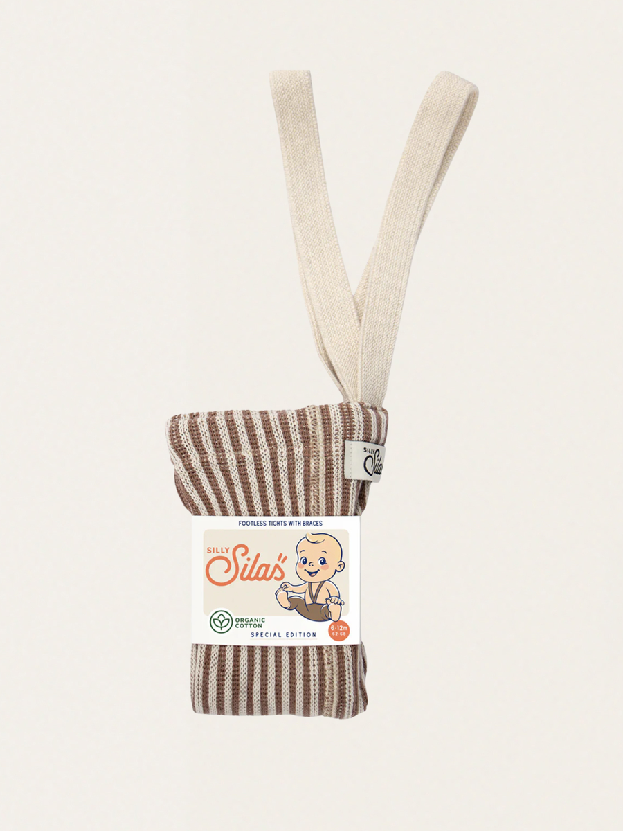 Bawełniane legginsy na szelkach w stylu retro