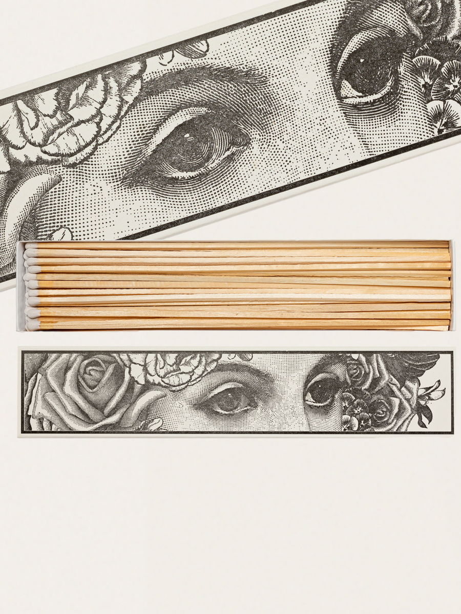 Lange Streichhölzer in einer eleganten Vintage-Box – Wide Eyes