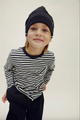 Bawełniana czapka Kids Bonnet Pirate Black