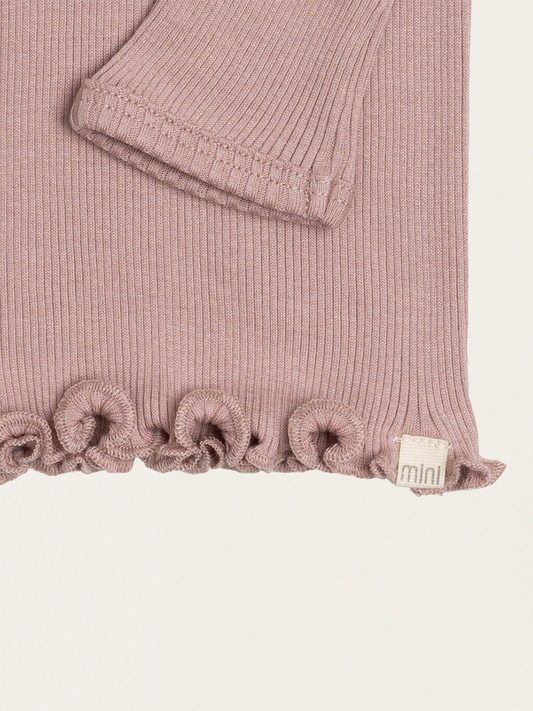 Bina Dusty Rose Silk Dress