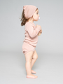 Dawn warmer Body aus Woll- und Seidenmischung