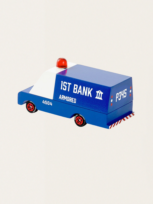 Drewniane autko w stylu amerykańskim Candyvan Armored Van