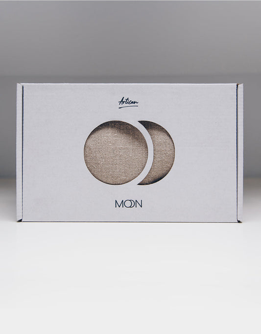 Chusta kółkowa z organicznego lnu - Artisan Clay Moon