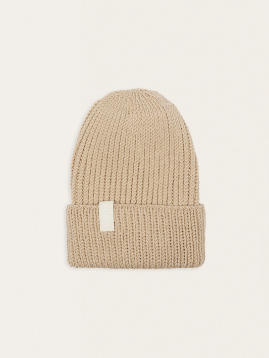 Chunky merino wool hat