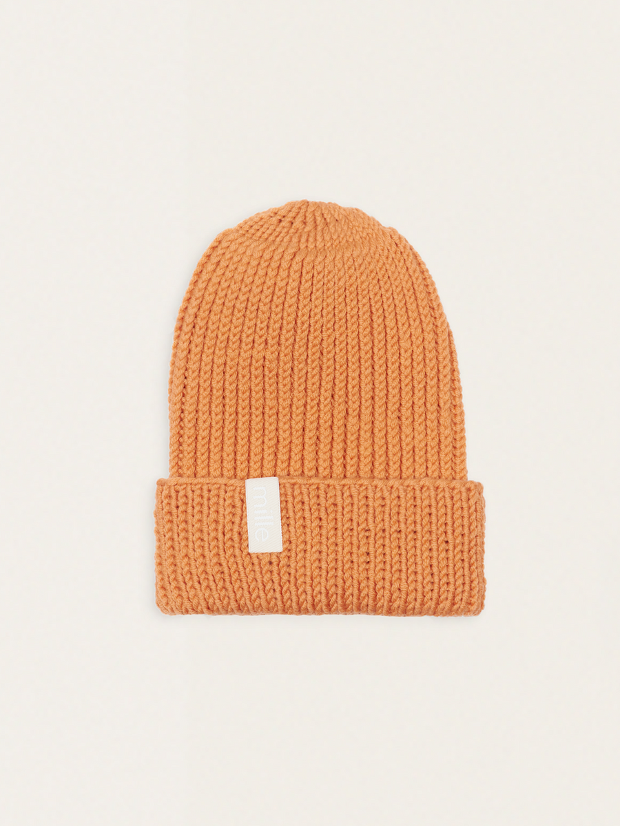 Chunky merino wool hat