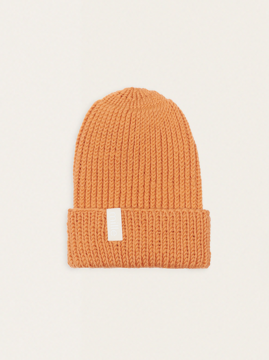 Chunky merino wool hat