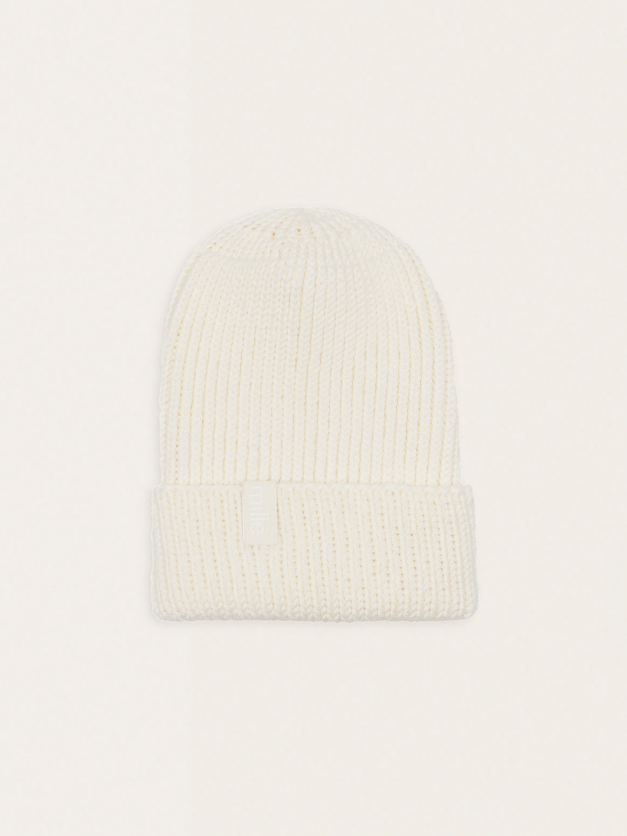 Chunky merino wool hat
