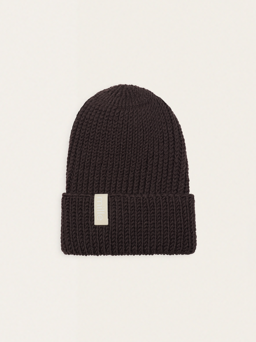 Chunky merino wool hat