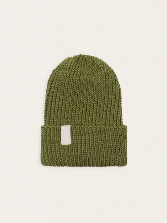 Chunky merino wool hat