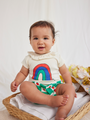 Baumwollbody mit Rüschenkragen für Babys