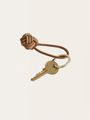 Leather keychain