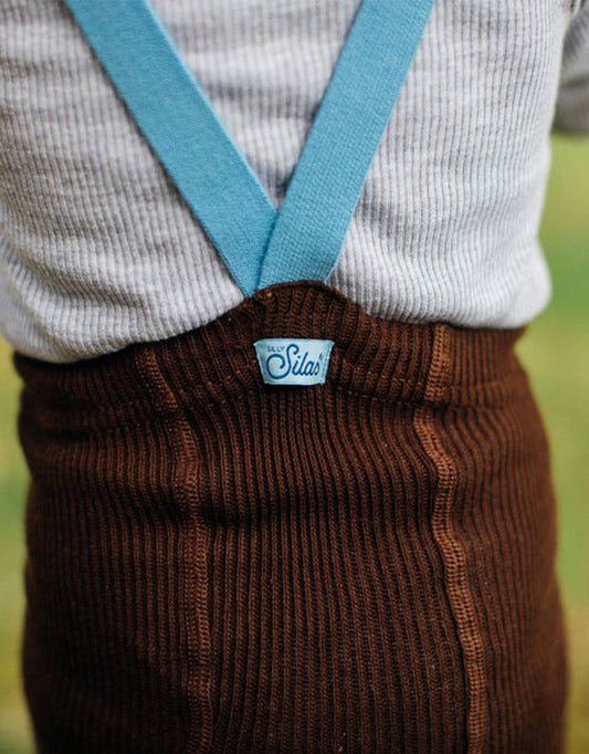 BROWN & LIGHT BLUE