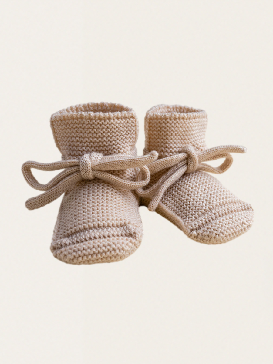 Warm boots made of Italian merino wool