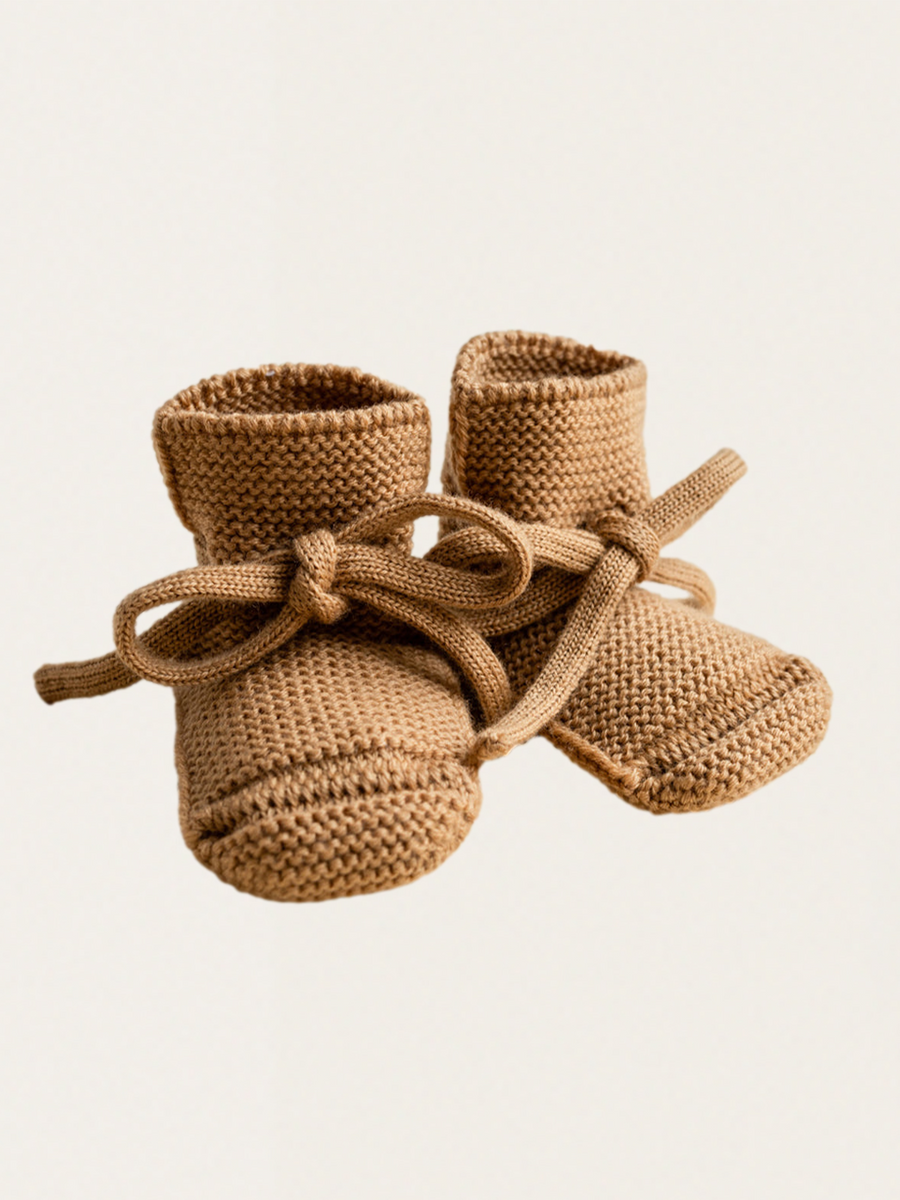 Warm boots made of Italian merino wool