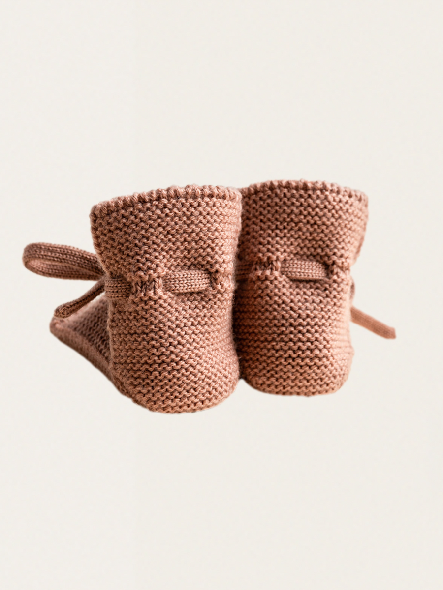 Warm boots made of Italian merino wool