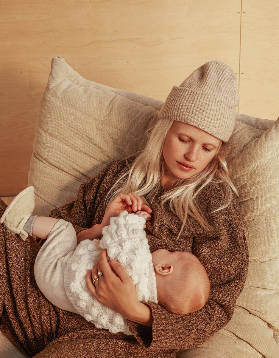 Children's merino wool slippers