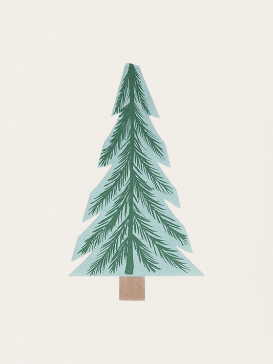 Weihnachtsbäume-Servietten