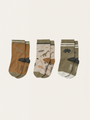 Set of three pairs of cotton socks